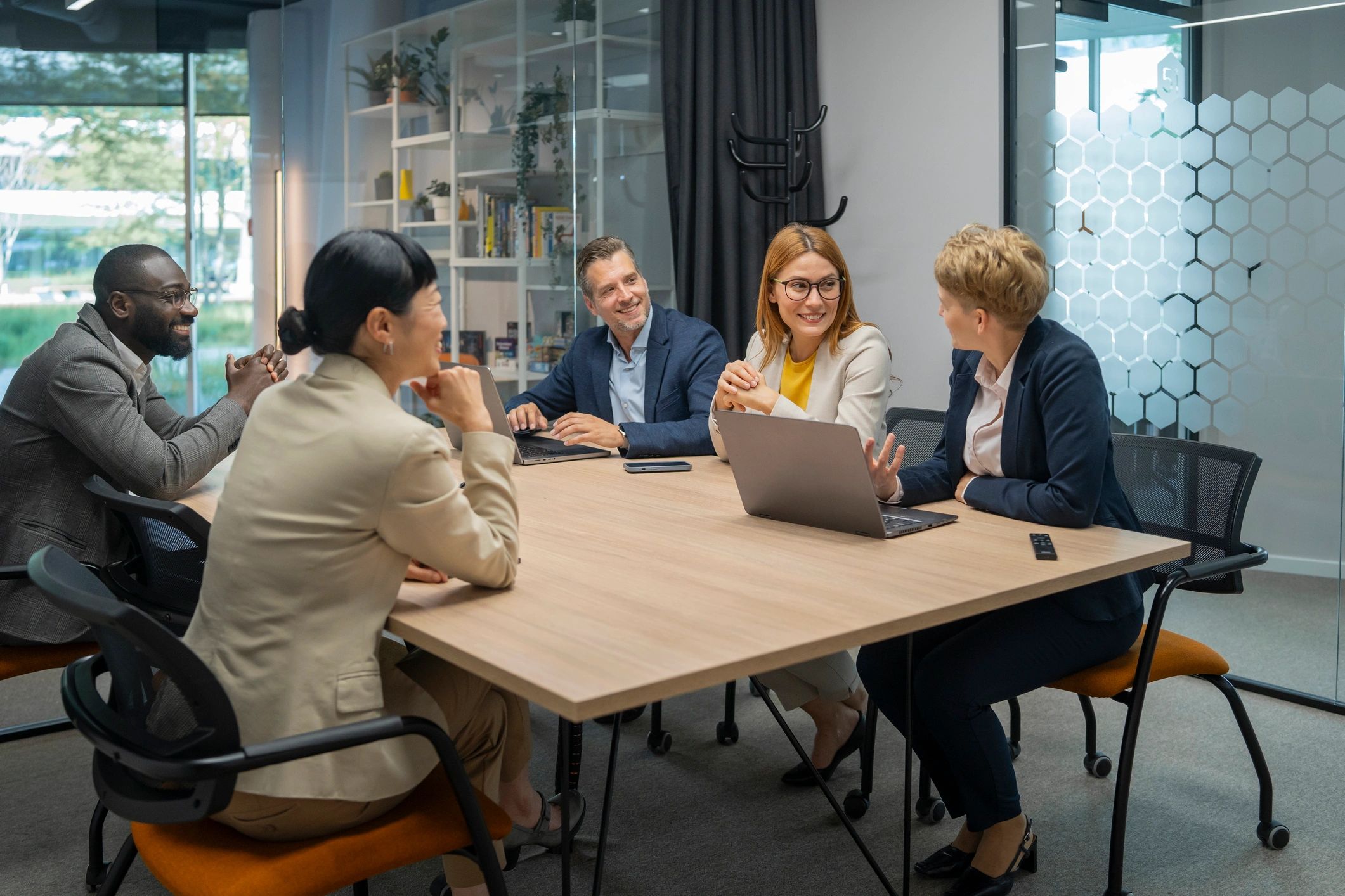 corporate HR team modern office